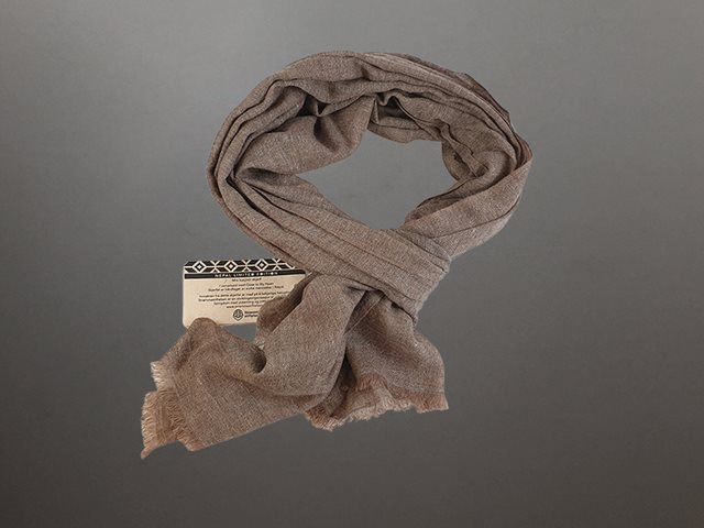 Mio kasjmir-skjerf fra Nepal (jord) 